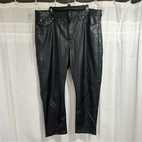 GAP Pants - Gap Faux Leather Vintage Slim High Rise Pants